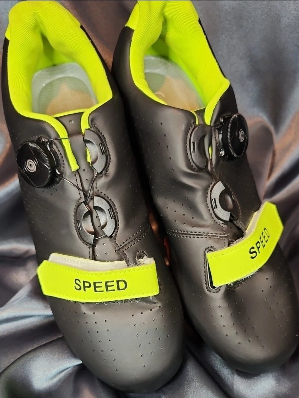 Bike Cycling Shoes Peloton Bike Compatible Speed Riding 40EU ~ W 9 / M 7